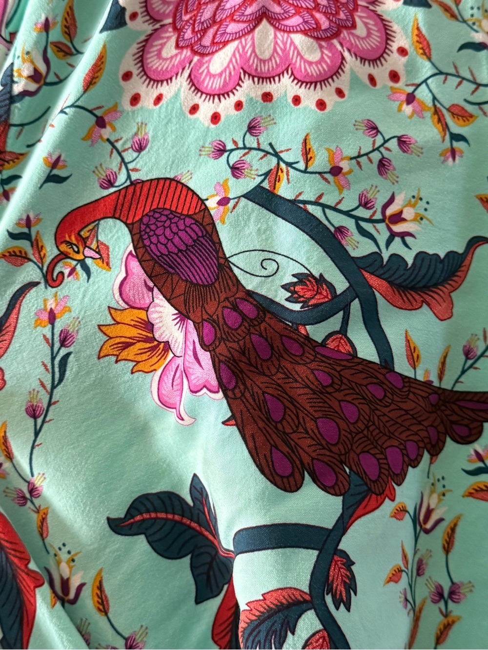 Anthropologie Floral Kimono Robe Duster cover up NWOT - Picture 5 of 7